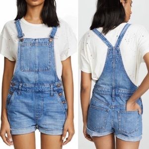 Madewell Adirondack Denim Shortall Dawkins Wash Size XXS.